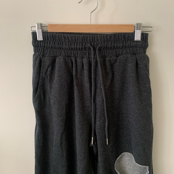 GARAGE WIDE LEG PANTS WITH SLIT - Picture 2 of 5